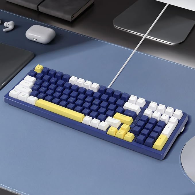 Wireless Mechanical Keyboard, Triple Mode 2.4G/USB-C/BT Gaming Keyboards 100 - Image 2
