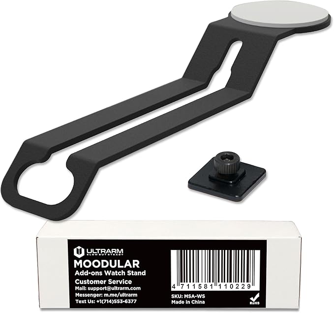 Moodular Add-ons Watch Stand for Smart Watch Black MSA-WS by ULTRARM