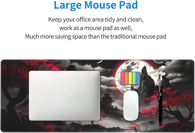 Extended Gaming Mouse Pad, Large Desk Mat XL Anime Mouse Pad Waterproof - Image 6