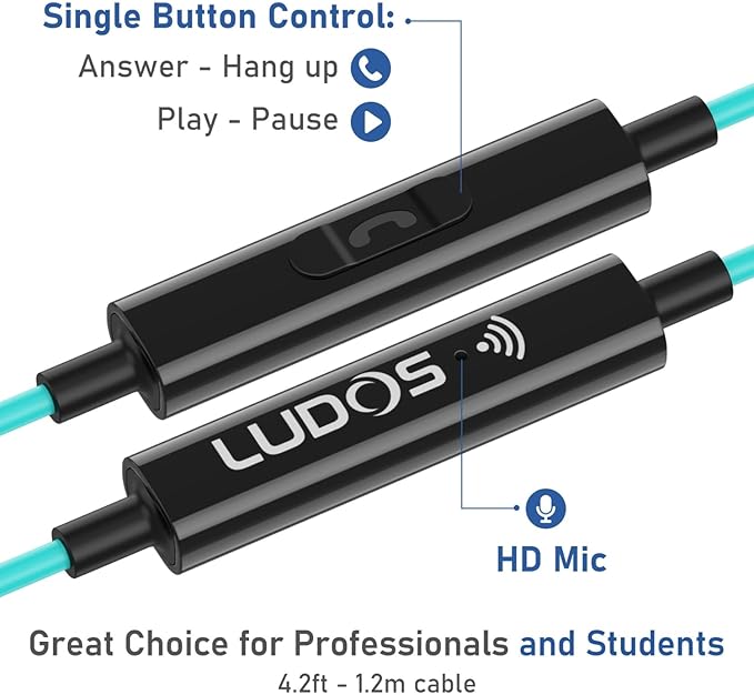 LUDOS Clamor USB C Headphones for iPhone 16 15 Pro Max Plus iPad Pro, 5 Years - Image 3