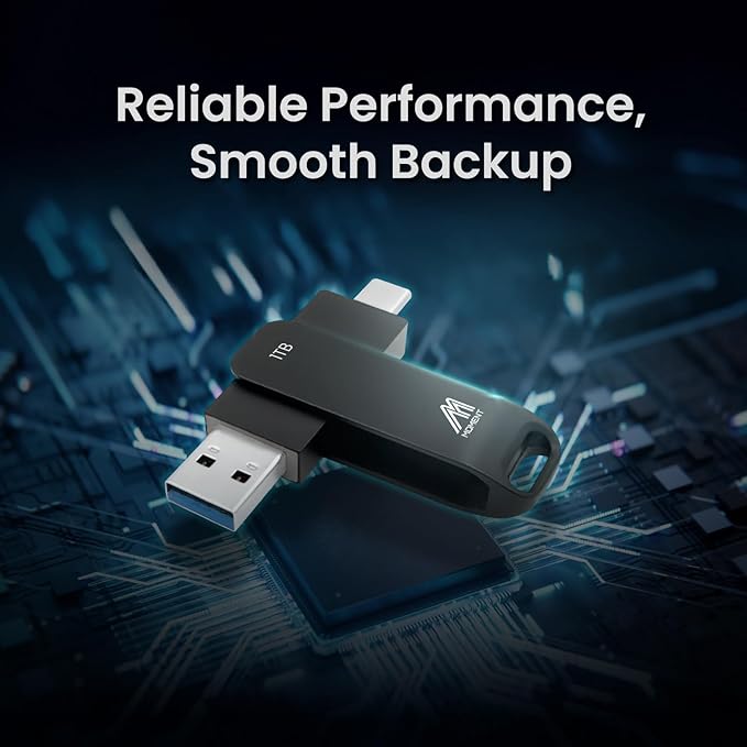 MMOMENT MU P50 1TB External SSD – USB-C & USB-A Portable Solid State Drive - Image 5