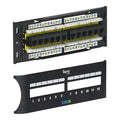 ICC CAT6 Patch Panel, UL Listed & PoE++ Rated Gigabit Applications, Wall Mount by ICC