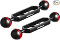 MINIFOCUS 5" Double Ball Aluminum Extension Arm, Waterproof and Rustproof by MINIFOCUS