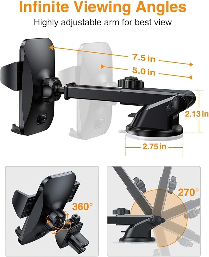 Car Phone Holder VANMASS【2025 Ultimate Military-Grade Upgraded】Suction Cell - Image 9