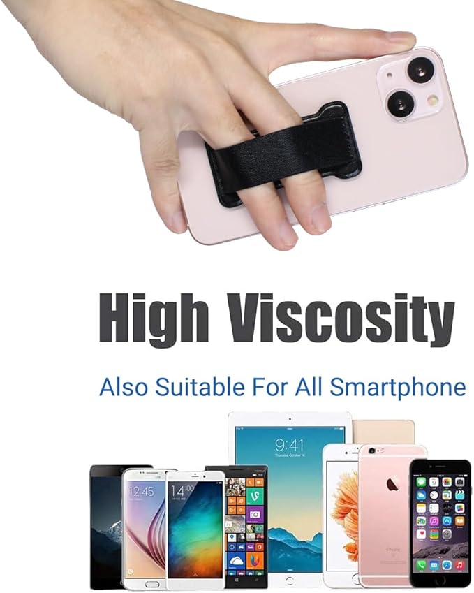 Phone Grip Holder for Hand, Universal Finger Strap Phone Holder, Finger Selfie - Image 4