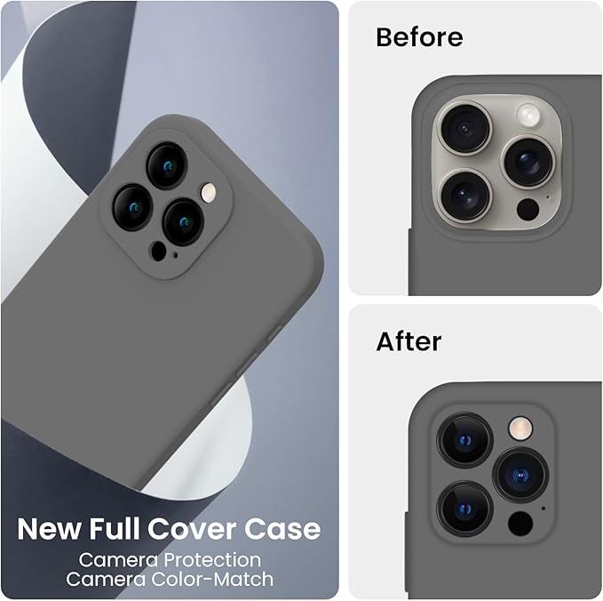 FireNova Designed for iPhone 15 Pro Case, Silicone Upgraded Phone Case with - Image 3