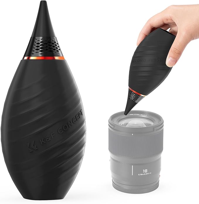 K&F CONCEPT Soft Tip Strong Air Blower, Single Air Intake Camera Lens Blower by KFCONCEPT