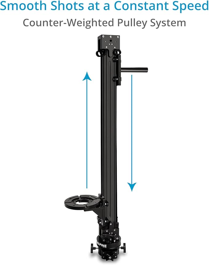 Proaim Alpine Vertical Tower Mitchell Camera Slider w Euro Base + Bag Packing - Image 6