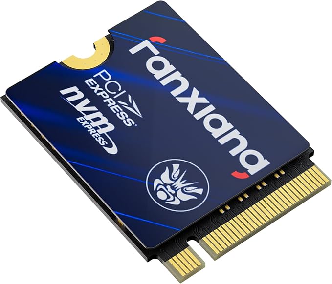 500GB M.2 2230 NVMe SSD, PCIe Gen 4x4 Speed up to 4850 MB/s, 2230 SSD Compatible by fanxiang