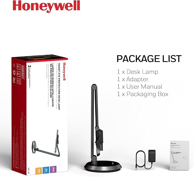 Honeywell Desk Lamp for Home Office, H9 Sunturalux™ Eye-Caring LED Desk Light - Image 7