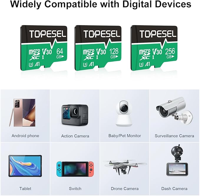 TOPESEL 128GB Micro SD Card 2 Pack - Image 7