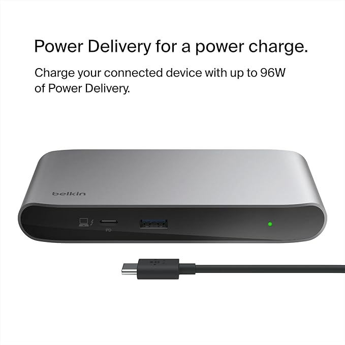 Belkin Connect Thunderbolt 4 Docking Station, 5-in-1 USB-C Multiport Core Hub - Image 5