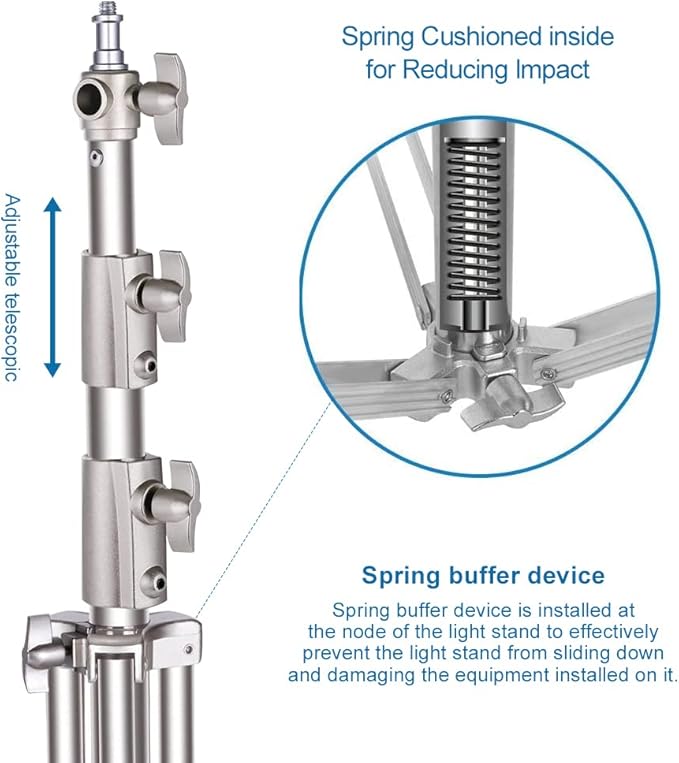 Heavy Duty Light Stand Tripod Stand - Image 3