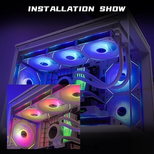 Jungle Leopard Interstellar V1 120mm Case Fan, Infinity Mirror Module - Image 8
