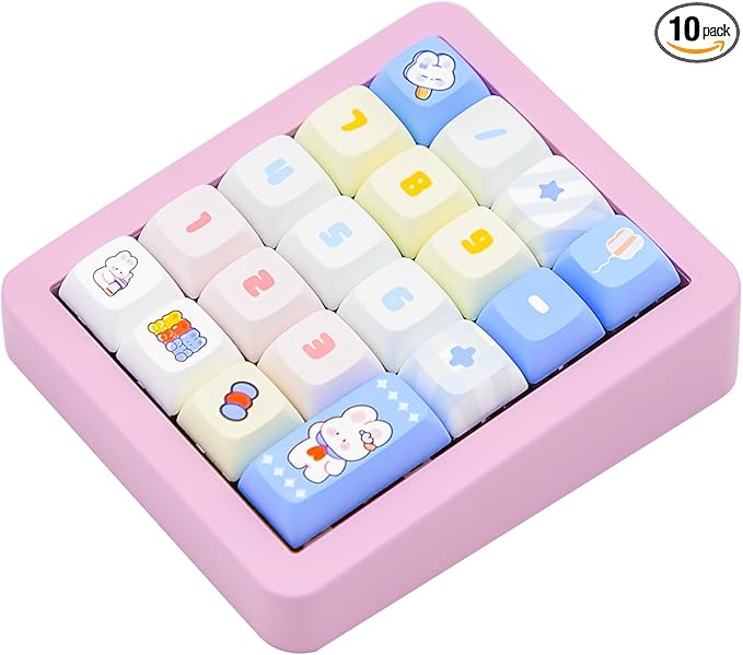 Adventurers K812 Wired Mechanical Numeric Keypad, 19-Key Hot-Swappable RGB by Unknown