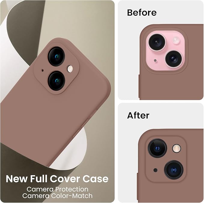 FireNova Designed for iPhone 15 Plus Case, Silicone Case with, Soft - Image 3