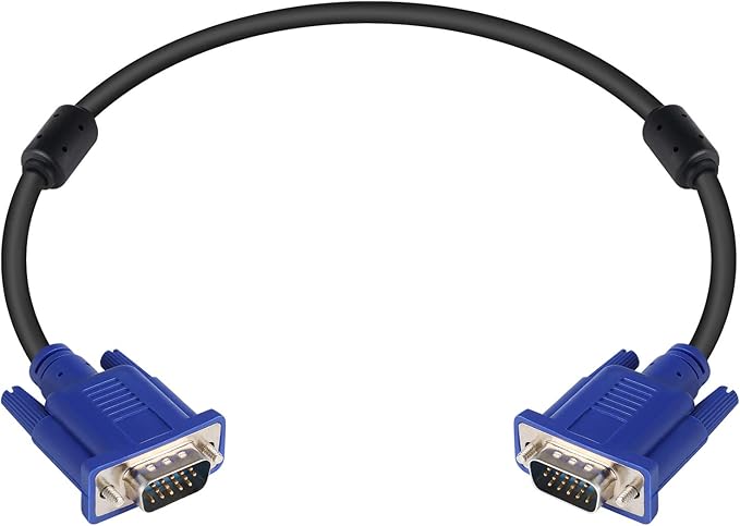 PASOW VGA to VGA Monitor Cable HD15 Male to Male by PASOW