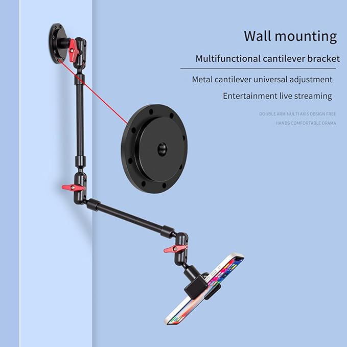 Adjustable Mobile Phone Holder for Desk, Wall and Ceiling Mount - Image 4
