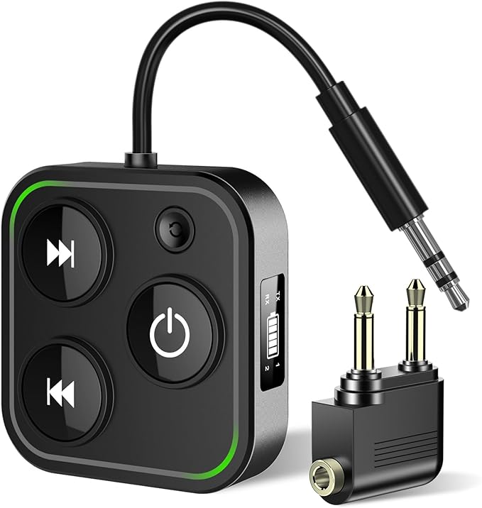 2025 Pro Bluetooth 5.4 Transmitter Receiver, 2-in-1 Wireless Audio Adapter by MepvabKY