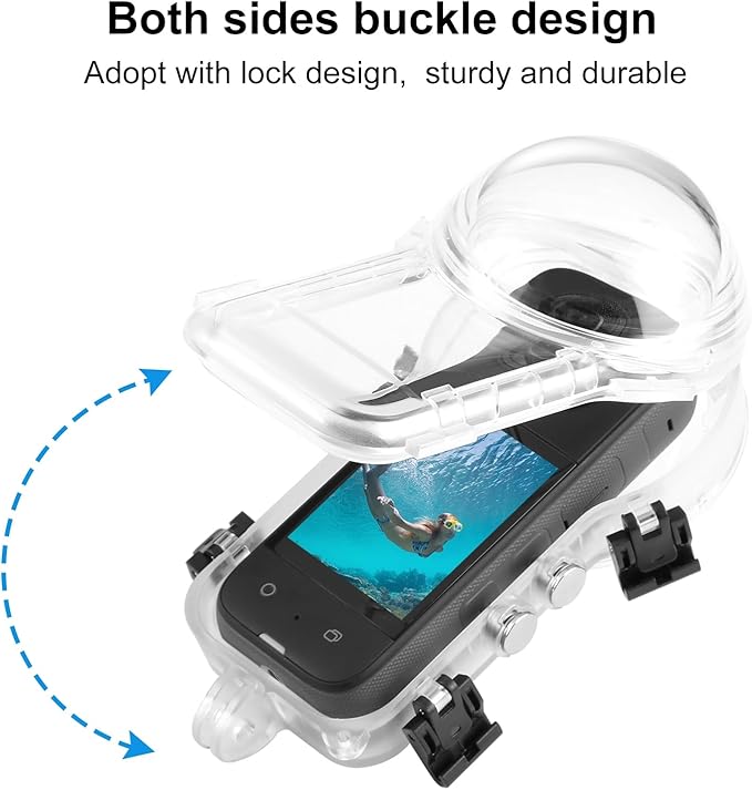 Invisible Dive Case for Insta360 X4, FotStdio Insta 360 X4 Waterproof Case - Image 5