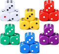 18 Pcs Casino Theme Party Dice Large Opaque Jumbo Acrylic D6 Dice by Seenelling