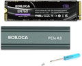 1TB M2 NVME SSD with Heatsink by EDILOCA