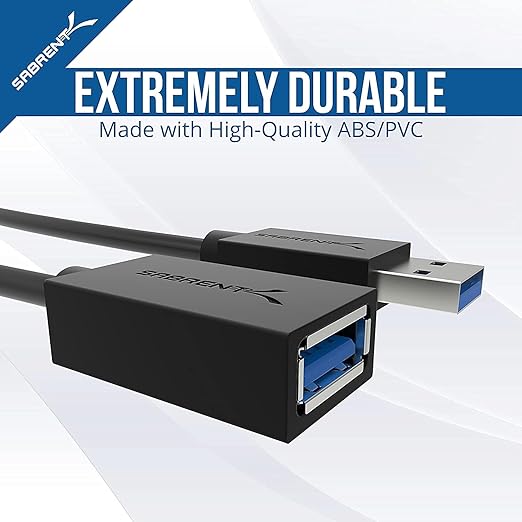 SABRENT 22AWG USB 3.0 Extension Cable A Male to A Female 3 Feet - Image 6