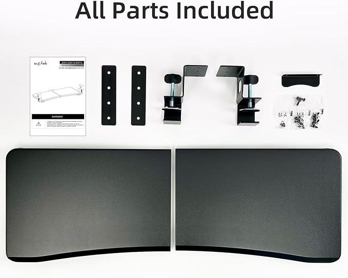 suptek Large Keyboard Tray Under Desk Pull Out - Image 9