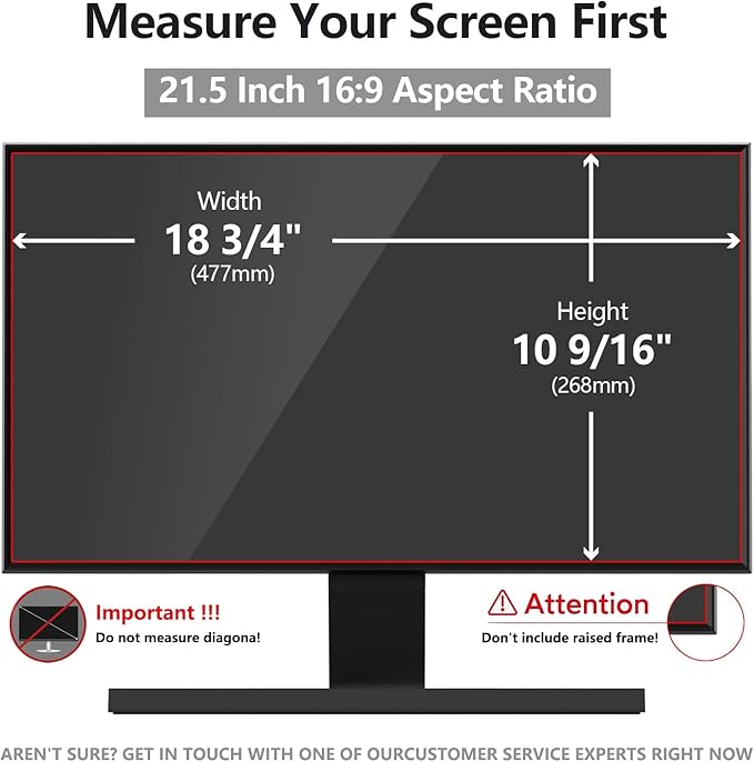 21.5 Inch Computer Privacy Screen Shield - Image 2