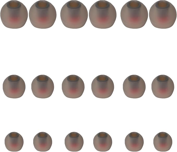 9 Pairs Earbud Tips, Silicone Replacement Earbud Tips Inner Hole 3.8mm -5.5mm by CYADCI