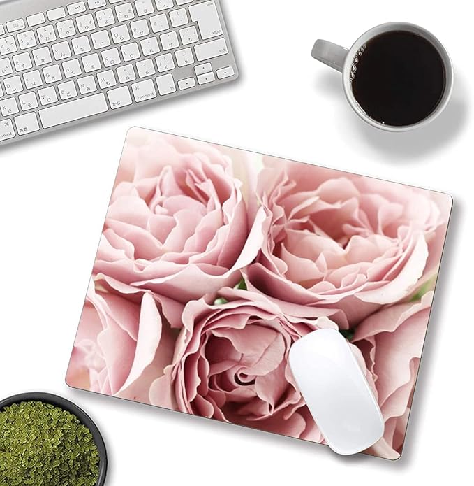 Hokafenle Mouse Pad Flower, Cute Floral Mouse Pads - Image 3