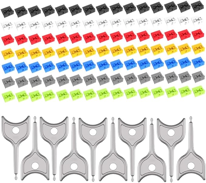 105 PCS USB Port Blockers with 10 Locks by Unknown