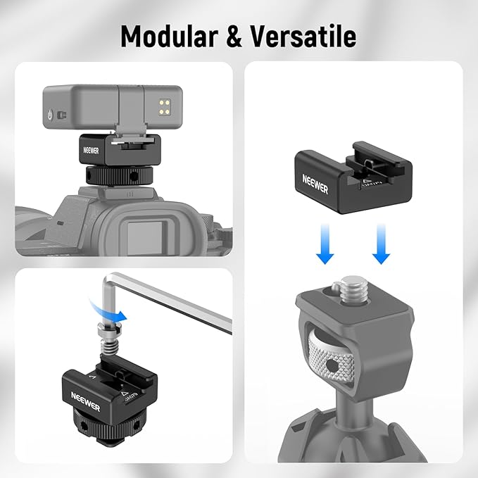 NEEWER Cold Shoe Mount Adapter Compatible - Image 4