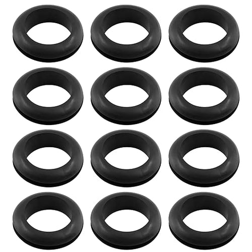 12 Pcs Rubber Grommets, 3/4" Inside Diameter 7/8" Drill Hole Rubber Wire by Kyuionty