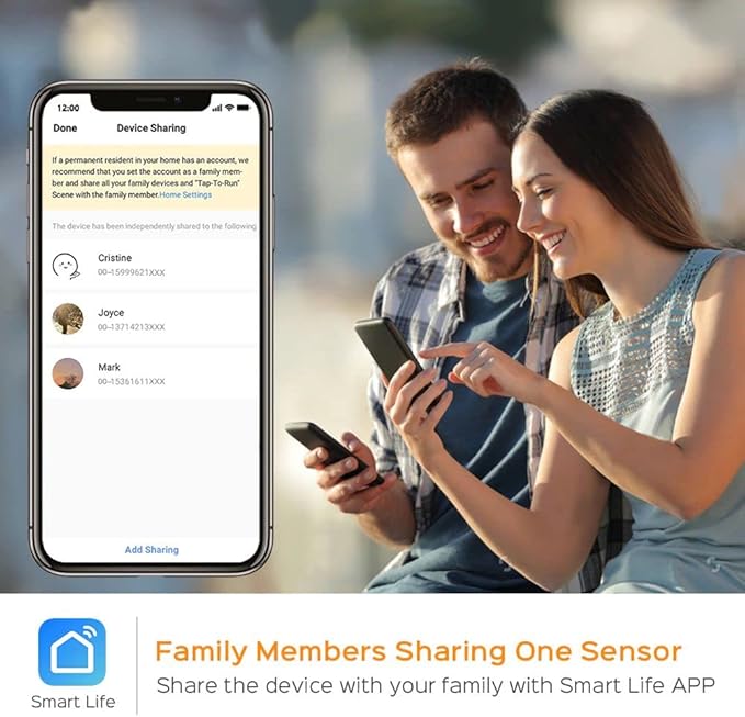 EVERSECU Tuya Smart WiFi Door Sensor Open / Close Detector App Notification - Image 3