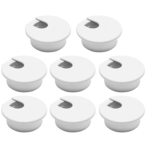 Desk Grommet 2", Desk Cord Hole Cover, Cable Grommet ABS Plastic, Desk Hole by BOPOREAE