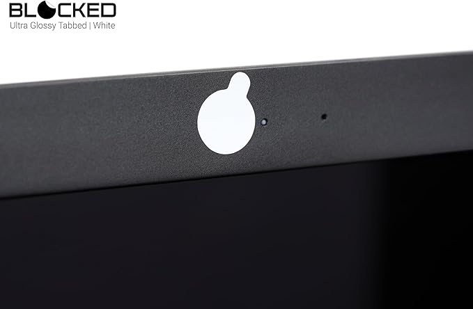 BLOCKED Stackable Webcam/Camera Vinyl Covers | 57 TabbedLow-Tack Restickable - Image 4