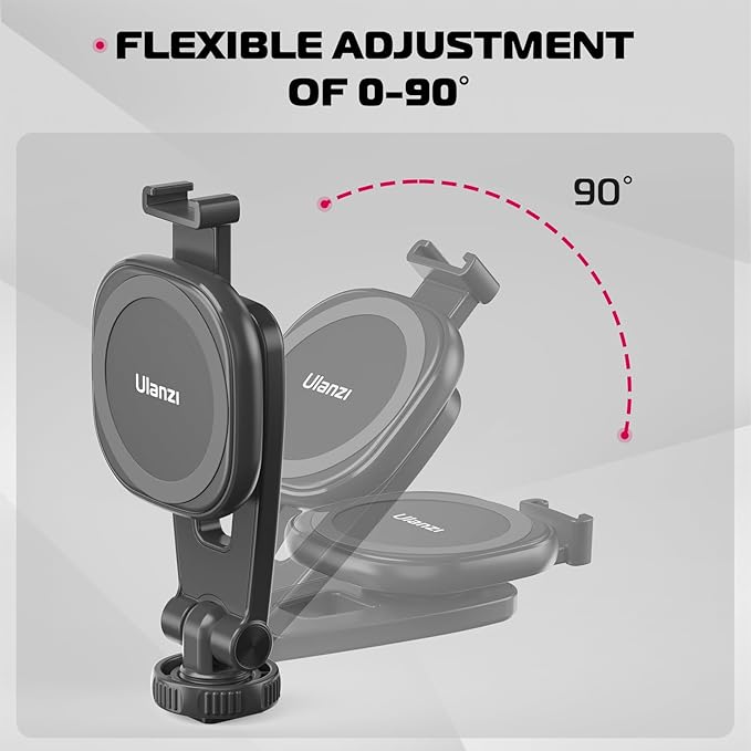 ULANZI Magnetic iPhone Tripod Mount MA23, Magnet Phone Holder Adapter Tripod - Image 7