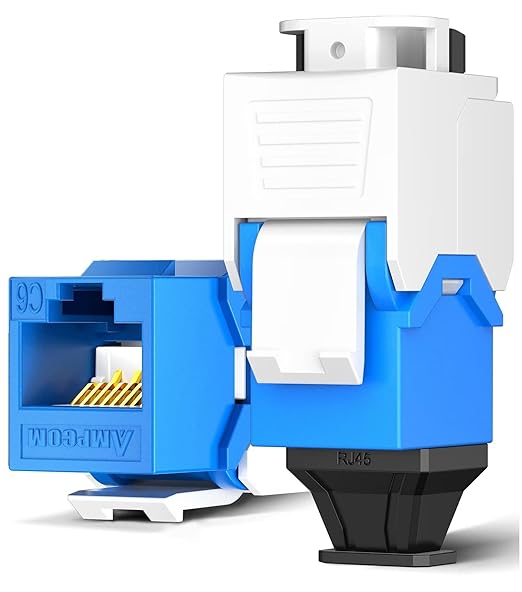 AMPCOM CAT6 RJ45 Keystone Jack by AMPCOM