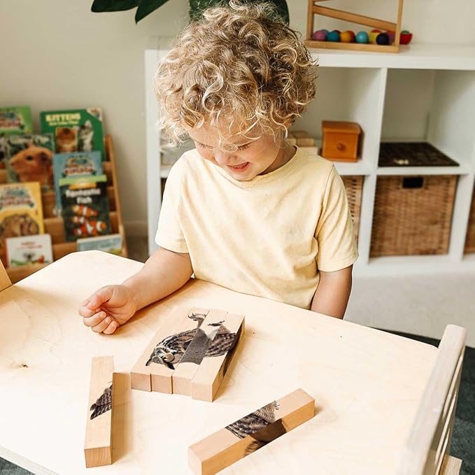 Wooden Animal Chunky Puzzles for Toddlers 2+ Years - Image 6
