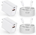 10FT iPhone 16e Fast Charger, iPad Pro/Air/Mini by DelTucci