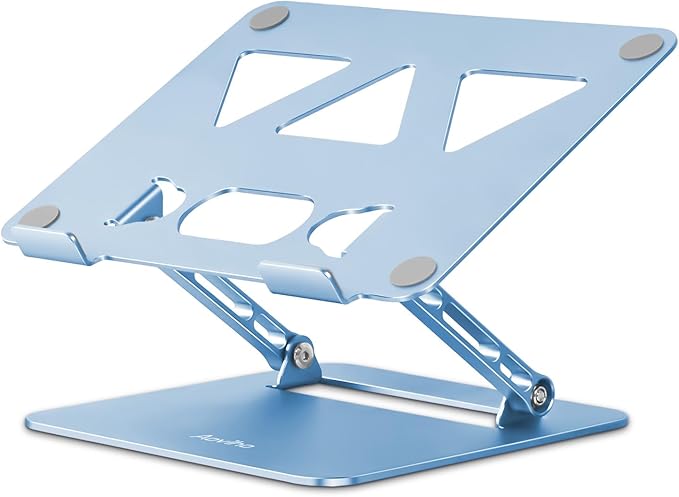 Adjustable Laptop Stand for Desk, Portable Laptop Stand Holder and Riser by Aoviho
