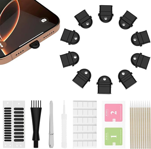 10PCS USB C with Grip Port Dust Plug, Easy Grip Dust Plug Cover, Type-C Dust by WXZRLIU