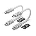6 inch Short USB4 Cable 2 Packs, 240W USB C to USB C Cable Fast Charging by SUMPK