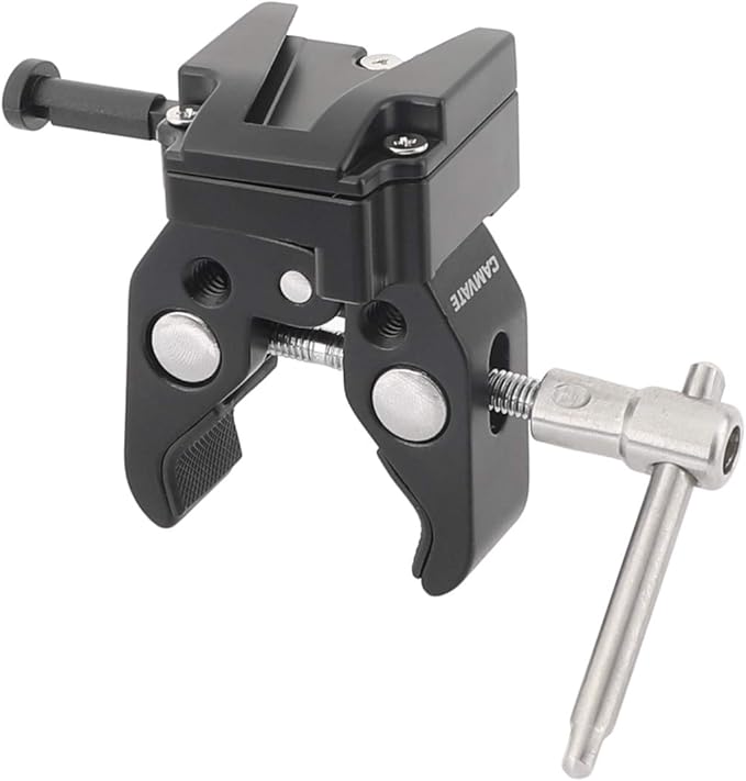 CAMVATE Super Crab Clamp + Universal V-Lock Mount Quick Release Adapter - Image 2