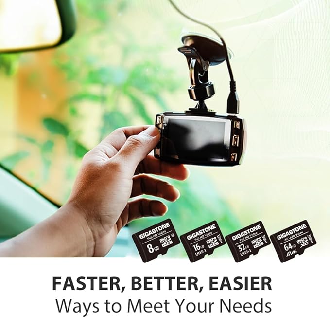 GIGASTONE 32GB 10-Pack Micro SD Card, Full HD Video, Surveillance Security Cam - Image 6