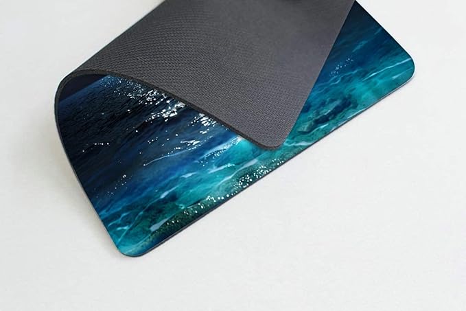 Ocean and Moon Mouse pad Customized Mousepad Non-Slip Rubber Base Mouse Pads - Image 3