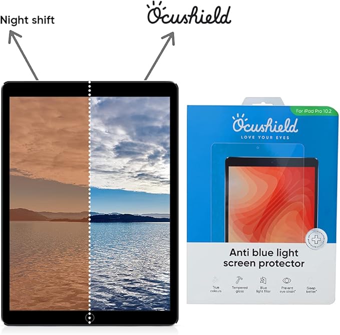 Ocushield Anti Blue Light Tempered Glass Screen Protector - Image 7