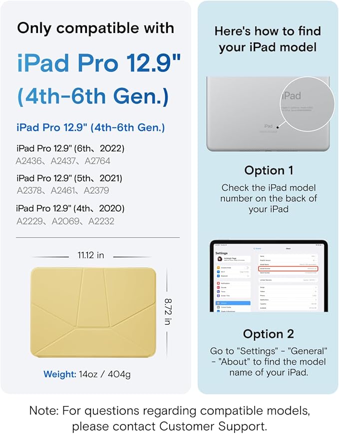 MOFT Dynamic Folio Case for iPad Pro 12.9 -inch, Silm Magnetic Stand Case - Image 2