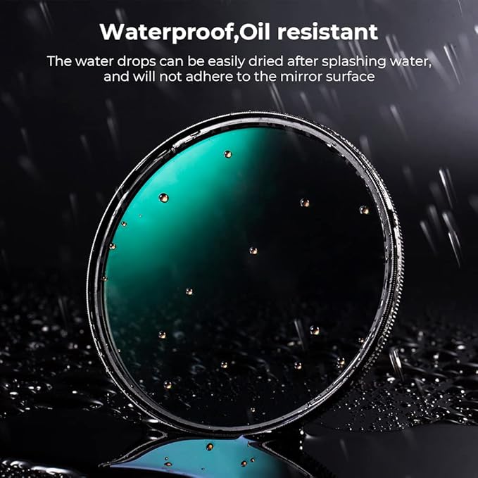 K&F CONCEPT 72mm Circular Polarizers Filter Polarizing Filter 28 Multi-Layer - Image 7